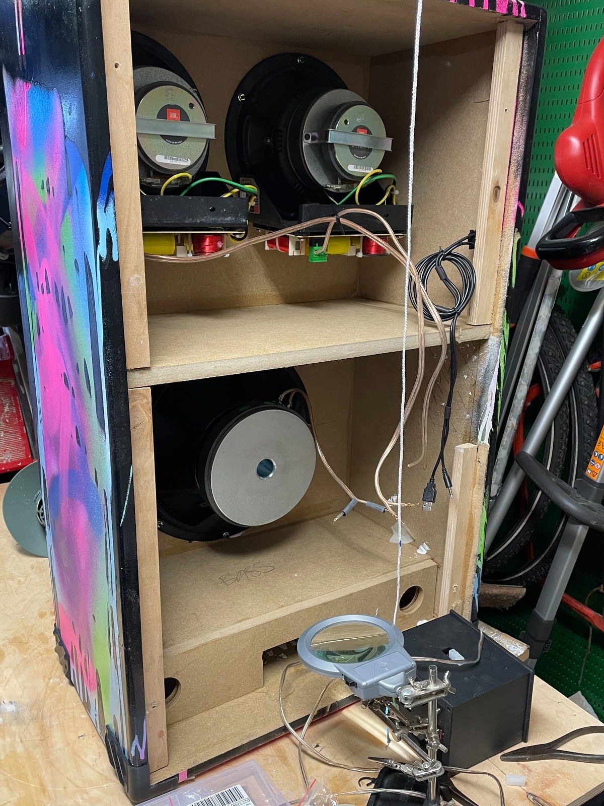 Building the hand-built speakers